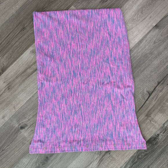 HOST PICK 🤩 Ivivva by Lululemon Wrap Multi Wear Shawl Scarf Pink Blue Space Dye - Picture 3 of 5